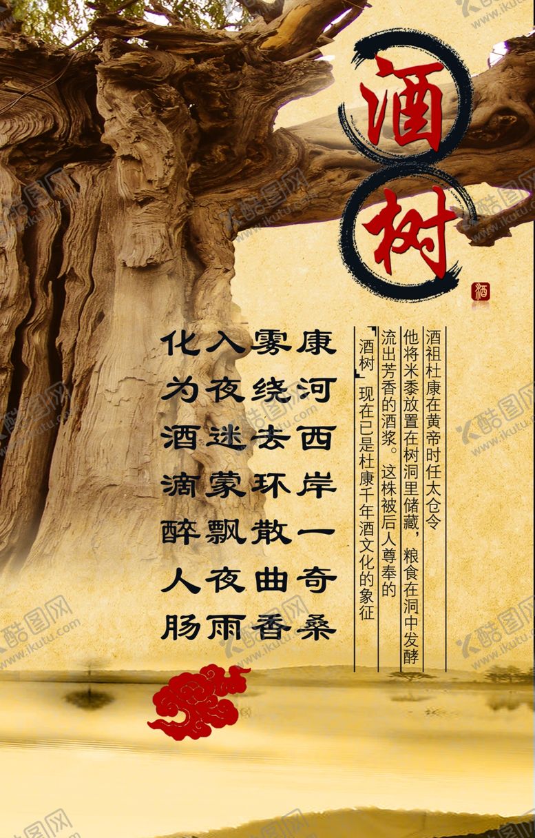 编号：43191605110756539337【酷图网】源文件下载-杜康酒文化展板