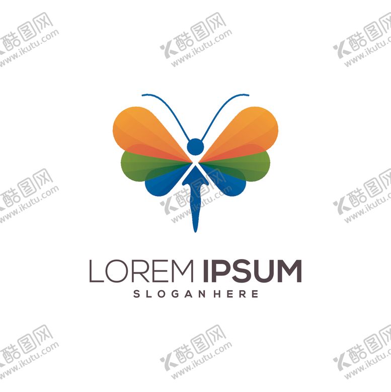 编号：74966910242231252334【酷图网】源文件下载-蝴蝶logo