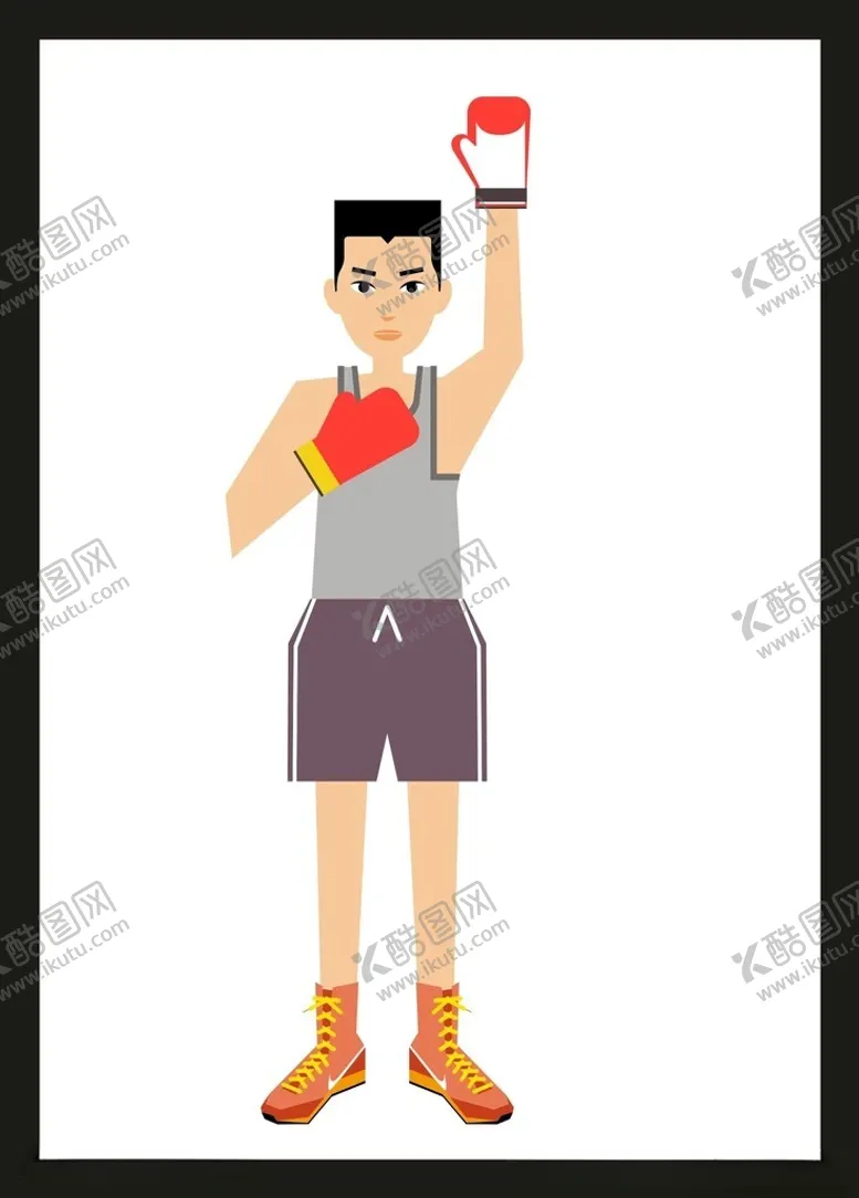 编号：77255902040641423705【酷图网】源文件下载-运动拳击人物