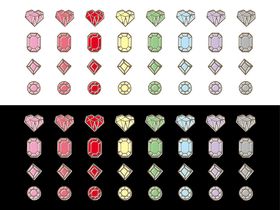 多彩创意插画图案集合