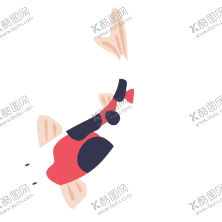 编号：46367106161843499582【酷图网】源文件下载-鲤鱼插画图案