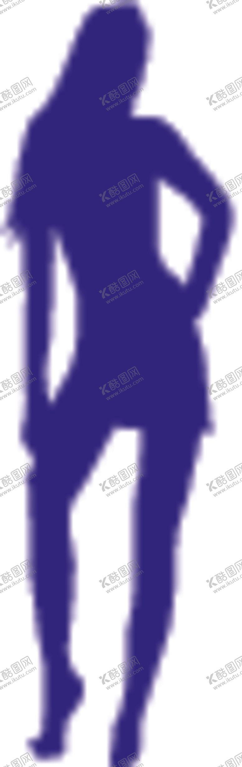 编号：34839303290414225023【酷图网】源文件下载-时尚美女剪影