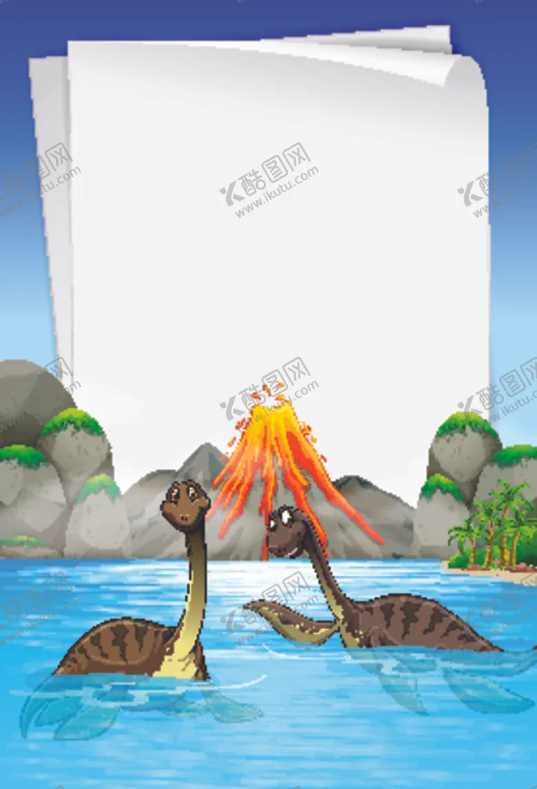 编号：34191204262030045505【酷图网】源文件下载-卡通恐龙