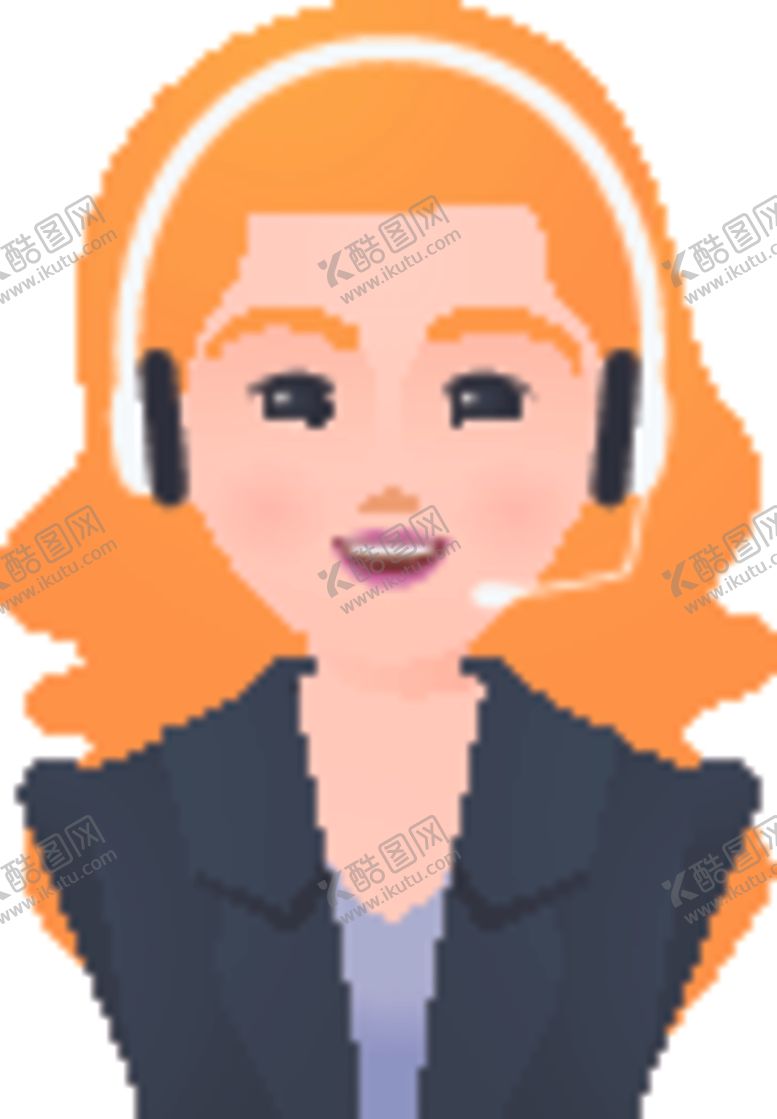 编号：52070509210109538719【酷图网】源文件下载-女客服