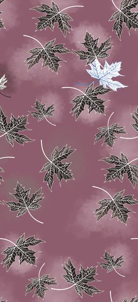 紫色背景上的绿色昆虫图案