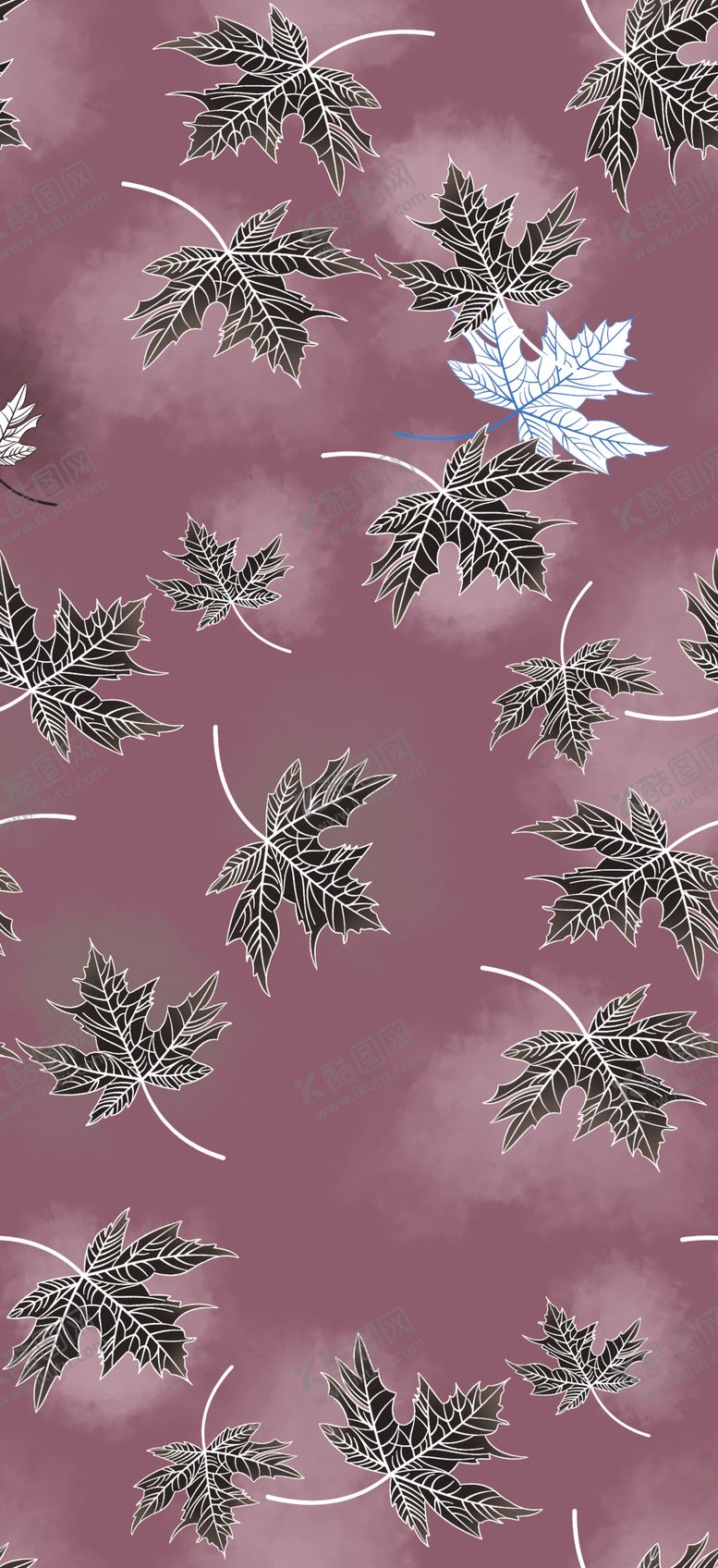 编号：79356404051539112495【酷图网】源文件下载-紫色背景上的绿色昆虫图案