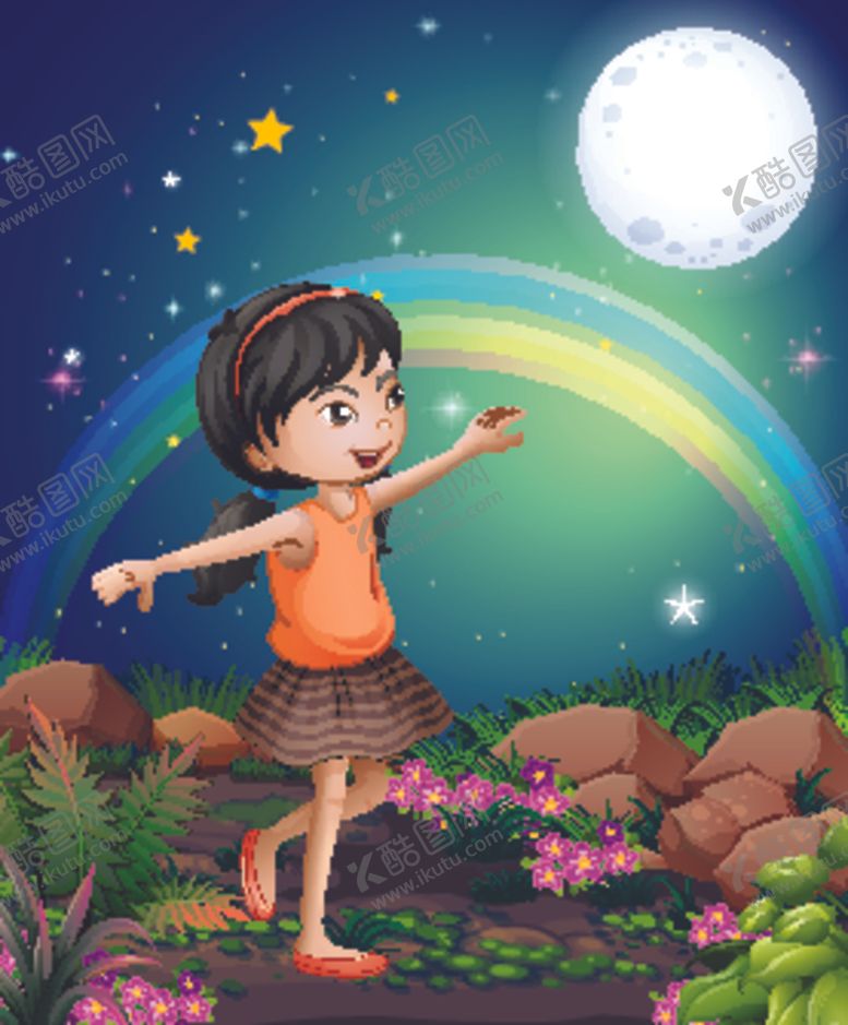 编号：86319810032103001990【酷图网】源文件下载-卡通儿童插画