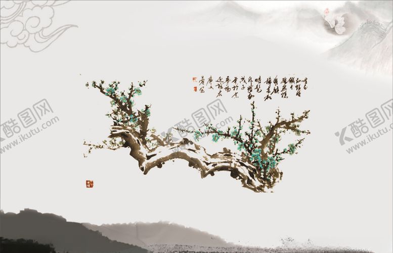 编号：68153010142141042690【酷图网】源文件下载-高山梅花