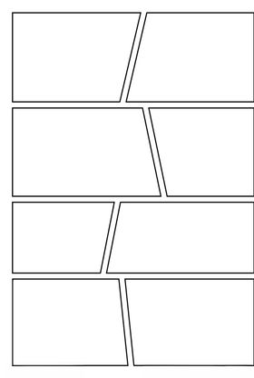 漫画对分镜框装饰