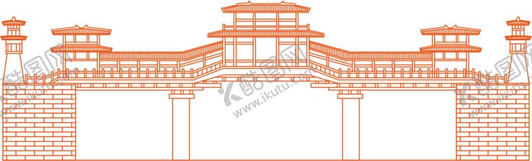 编号：23510212161049437680【酷图网】源文件下载-廊桥