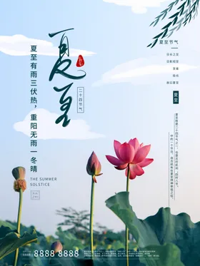夏至报广超市季海报微信长图广告