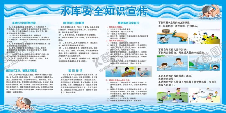 编号：36315310190651598410【酷图网】源文件下载-水库知识宣传栏