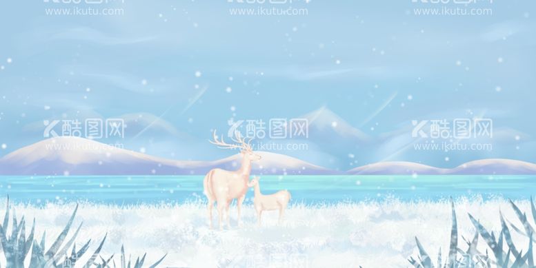 编号：74028611270842181004【酷图网】源文件下载-唯美雪景背景