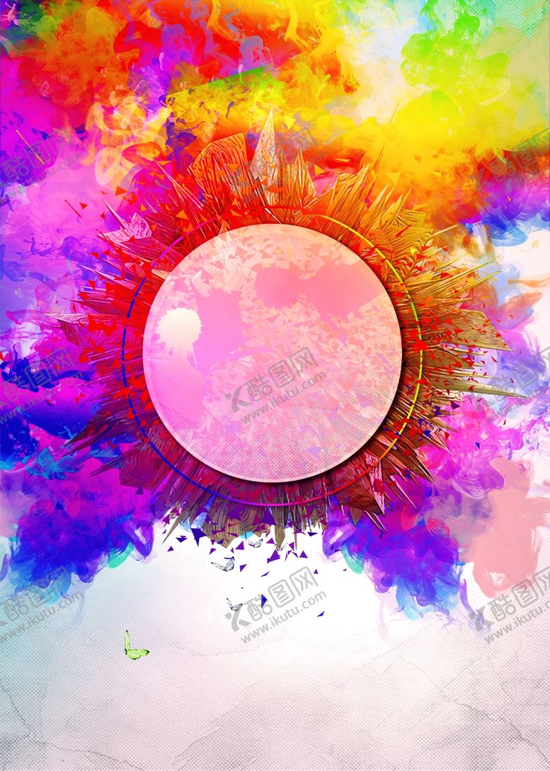 编号：44184309221831244941【酷图网】源文件下载-彩色烟雾背景