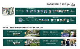 房地产工程进度围挡广告展板