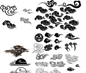 矢量祥云云纹