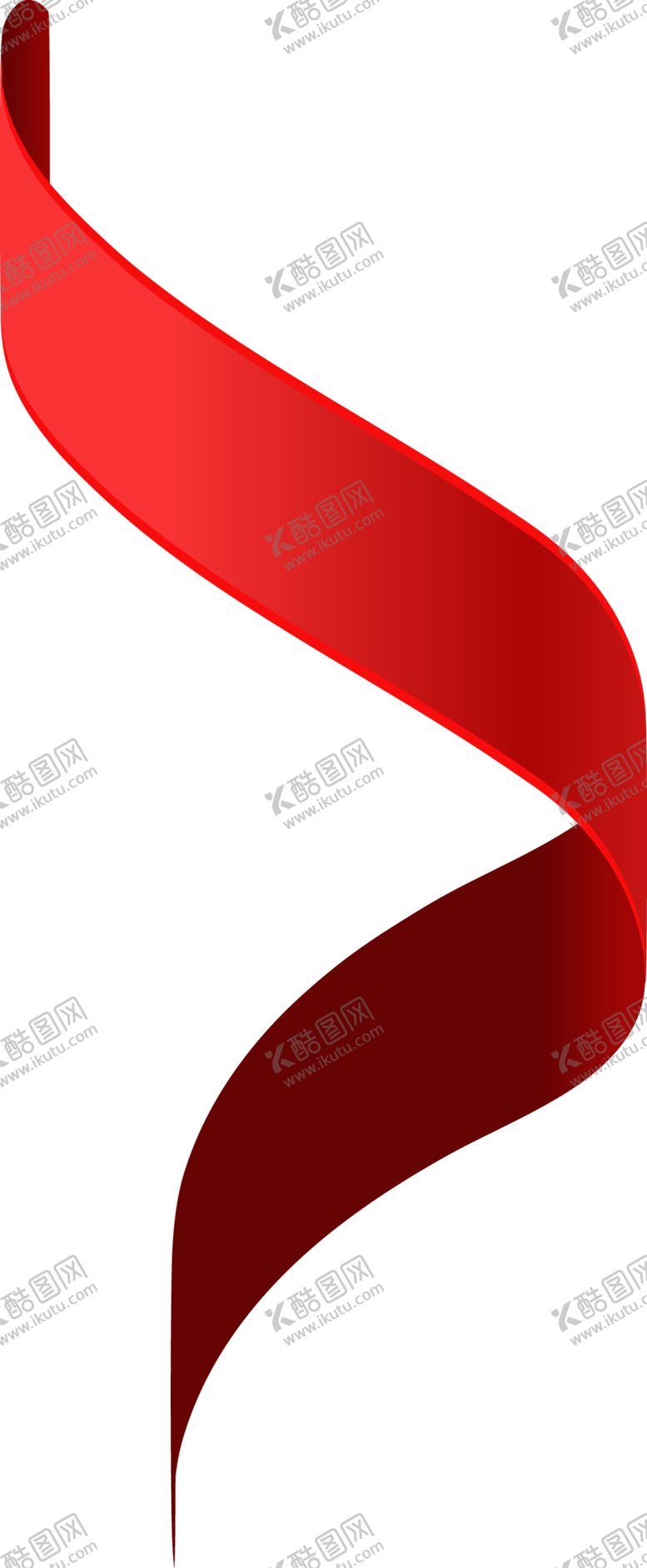 编号：14153310140530138741【酷图网】源文件下载-丝带红色