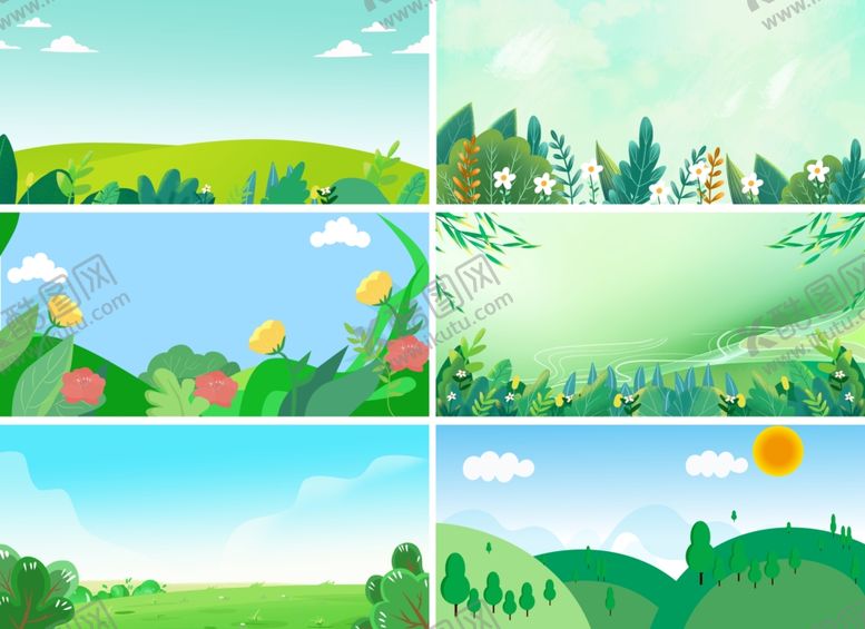 编号：65686109221446467934【酷图网】源文件下载-春季背景组合