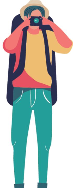 游客旅度假观光者人旅者