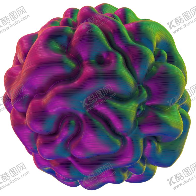 波形形状喷溅图形元素渲染幻想分