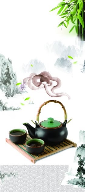 茶叶茶道茶文化茶叶素材