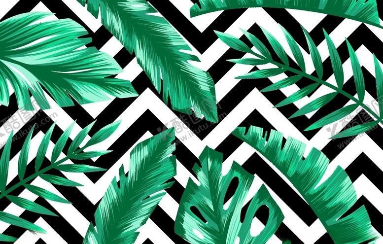 编号：25150710280946571459【酷图网】源文件下载-树叶印花