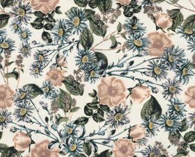 数码印花手绘手绘花花朵