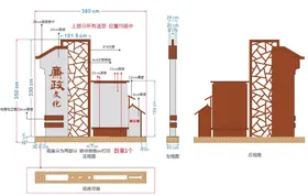 廉政文化标识牌