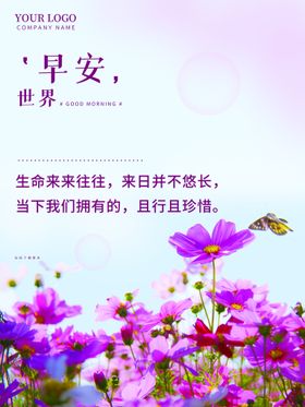 早安正能量晚青春学校挂画