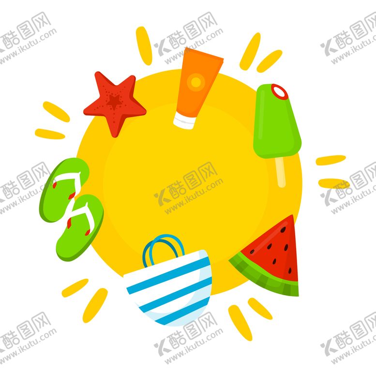编号：57634809260826285102【酷图网】源文件下载-夏日海报背景