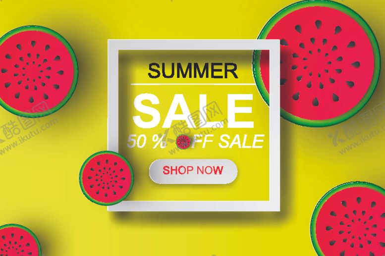 编号：27347209141145189623【酷图网】源文件下载-夏天水果促销