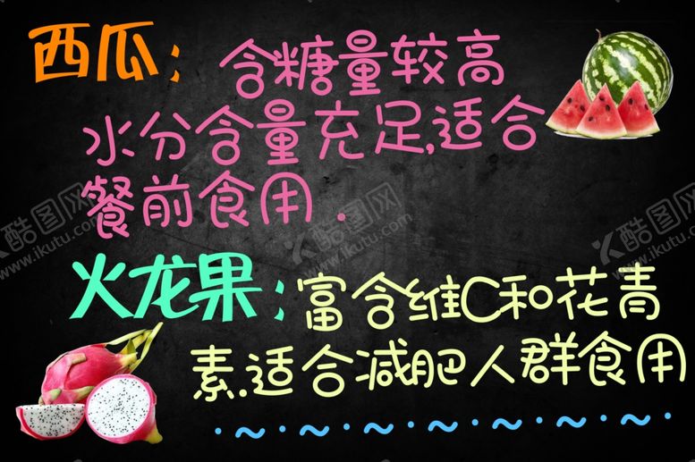 编号：86463706151357176034【酷图网】源文件下载-西瓜火龙果营养价值