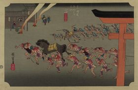 日本街景风景浮世绘