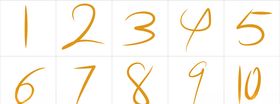金属感数字