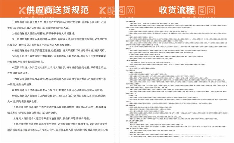 编号：88191912201736571999【酷图网】源文件下载-收货管理制度