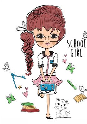 可爱女孩