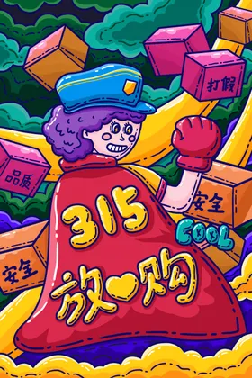 315放心购插画