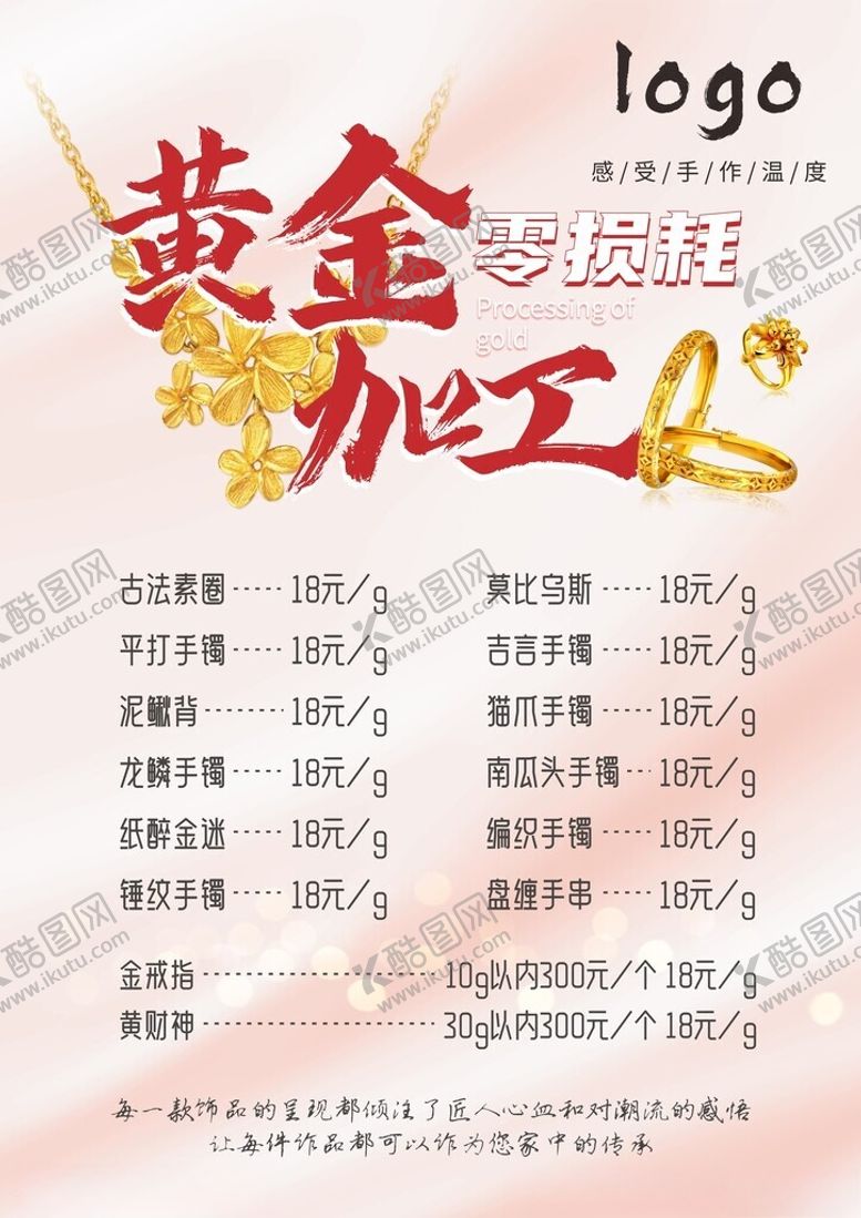 编号：11674501250250121450【酷图网】源文件下载-黄金加工海报