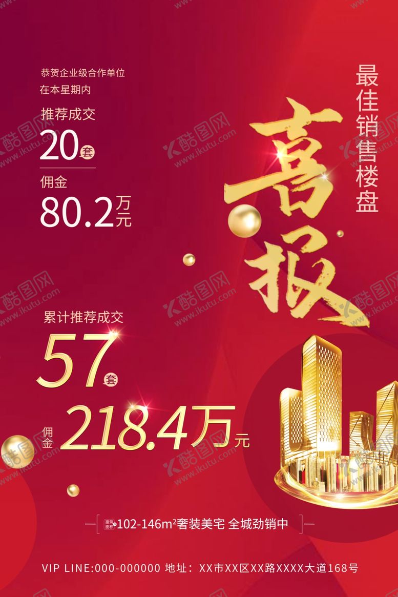 编号：14553405081405011674【酷图网】源文件下载-地产热线海报