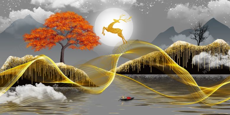 编号：78307904010759105632【酷图网】源文件下载-新中式式装饰画