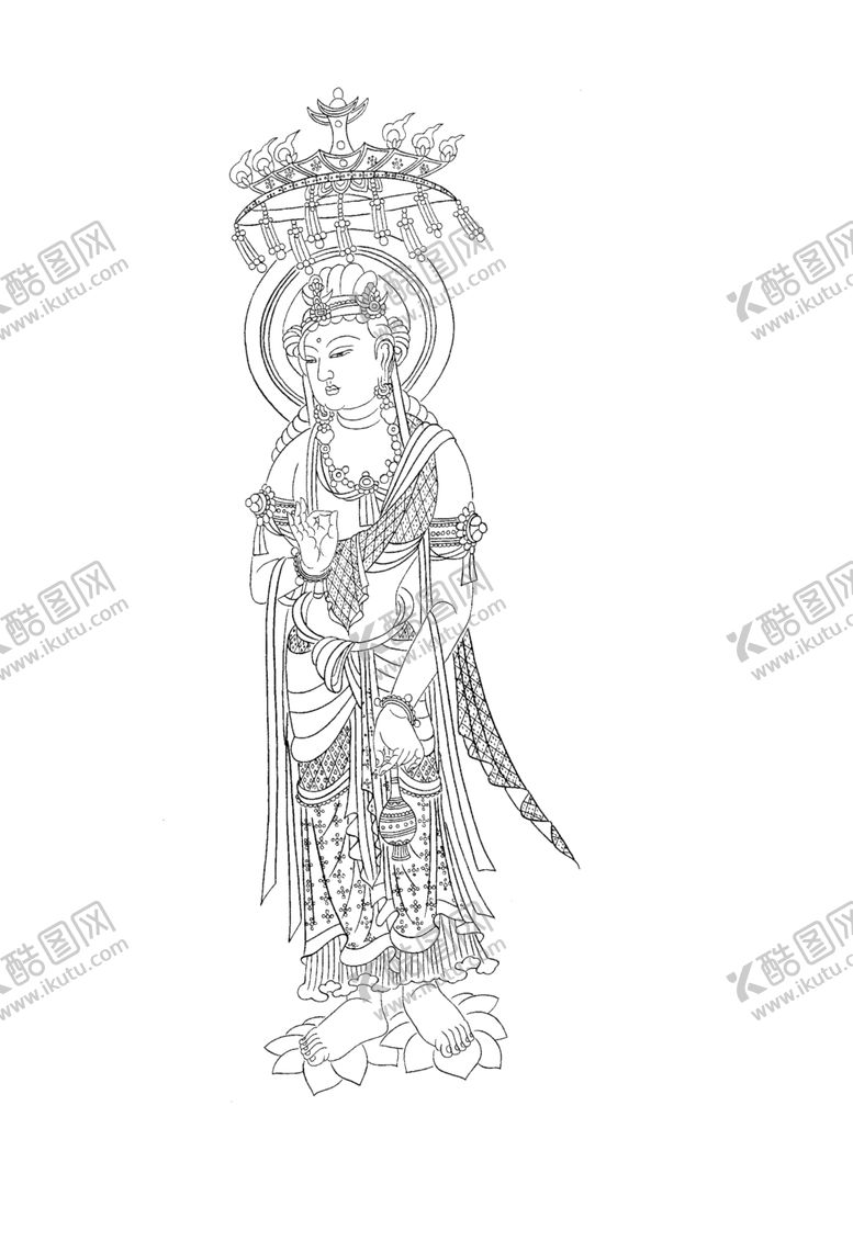 编号：51589205181810135255【酷图网】源文件下载-观音像