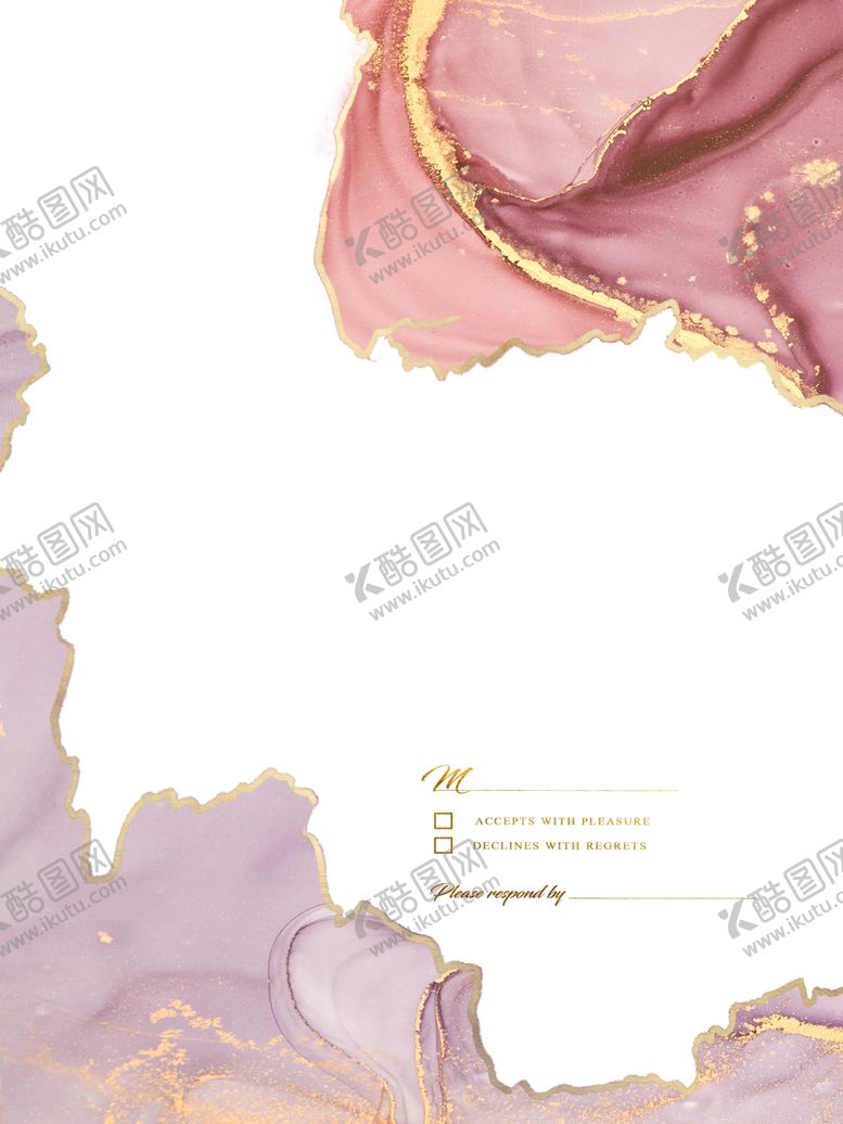 编号：85447005121101447406【酷图网】源文件下载-清新粉色红色透明大理石金色线条
