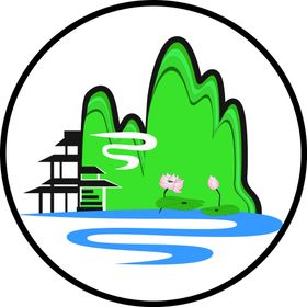 ZW山水日出logo设计