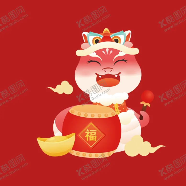 编号：87368802281905024896【酷图网】源文件下载-手绘卡通小蛇