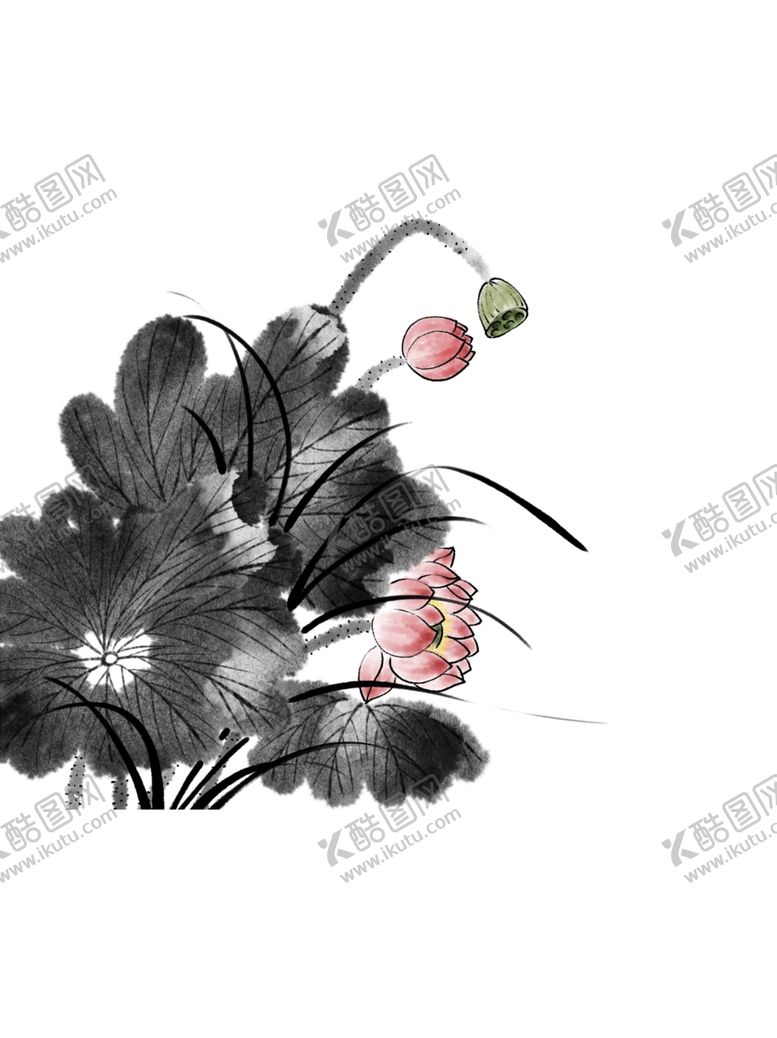 编号：69424910250443502340【酷图网】源文件下载-山水荷花