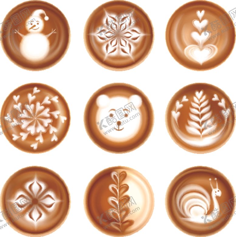 编号：54154609211647029538【酷图网】源文件下载-咖啡拉花