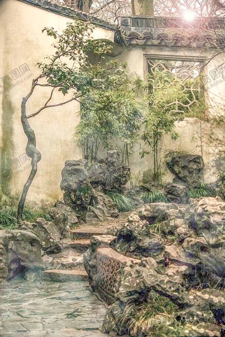 编号：88089107040309536008【酷图网】源文件下载-古风园林动漫风格