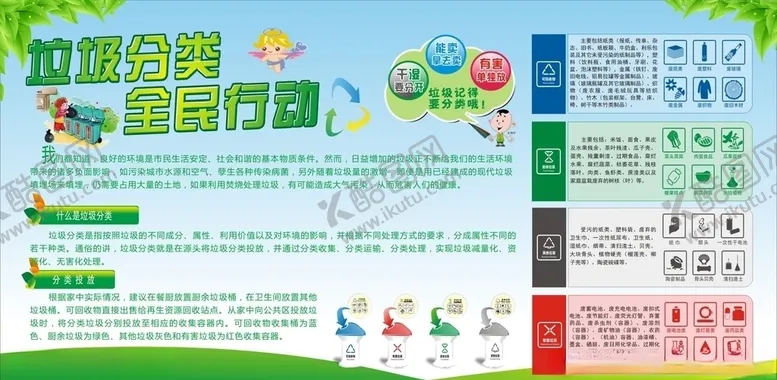 编号：12488405021340443413【酷图网】源文件下载-垃圾分类