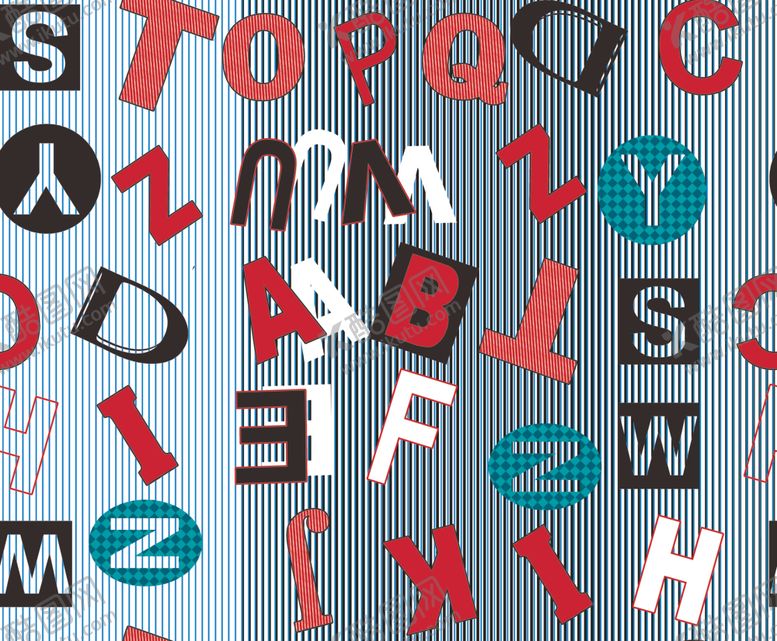 编号：70567609151530278671【酷图网】源文件下载-英文字母格子衬衣ABCD