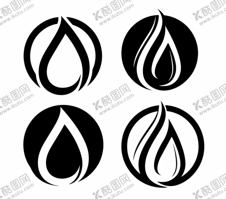 编号：59218610301816167786【酷图网】源文件下载-水滴图标